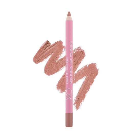 COLOR SALUTE SLIDE & STAY LONG-WEAR LIP PENCIL SANDY OK Beauty